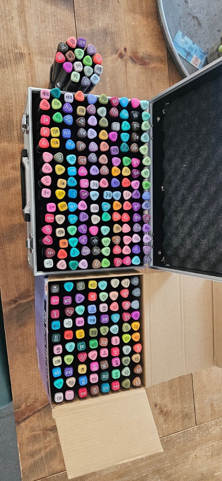 246 Decotime Twinmarkers - Nieuw en Gebruikt, Ophalen of Verzenden, Gebruikt, Potlood of Stift