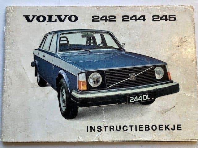 Volvo 242 244 245 Instructieboekje Handleiding  1975  NL, Ophalen of Verzenden