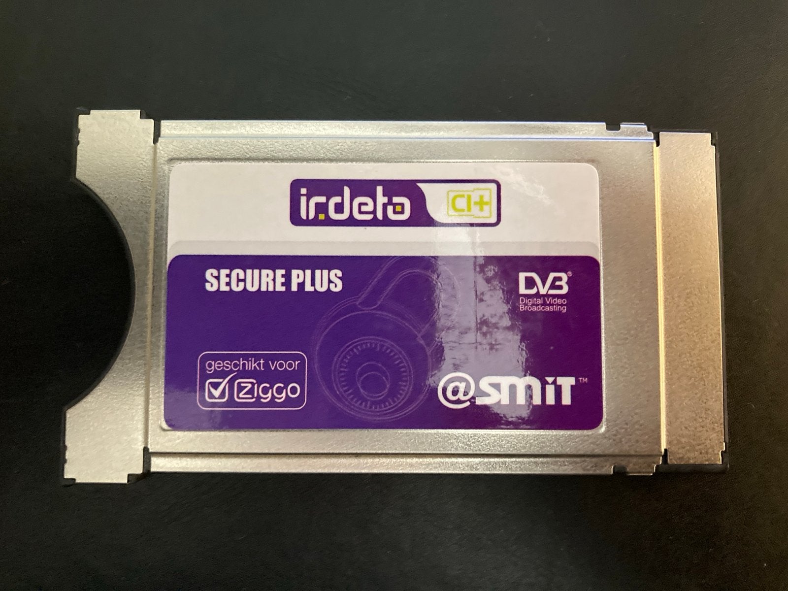 Irdeto CI+ Module Secure Plus geschikt voor Ziggo, Audio, Tv en Foto, Ophalen of Verzenden, Zo goed als nieuw, Decoder