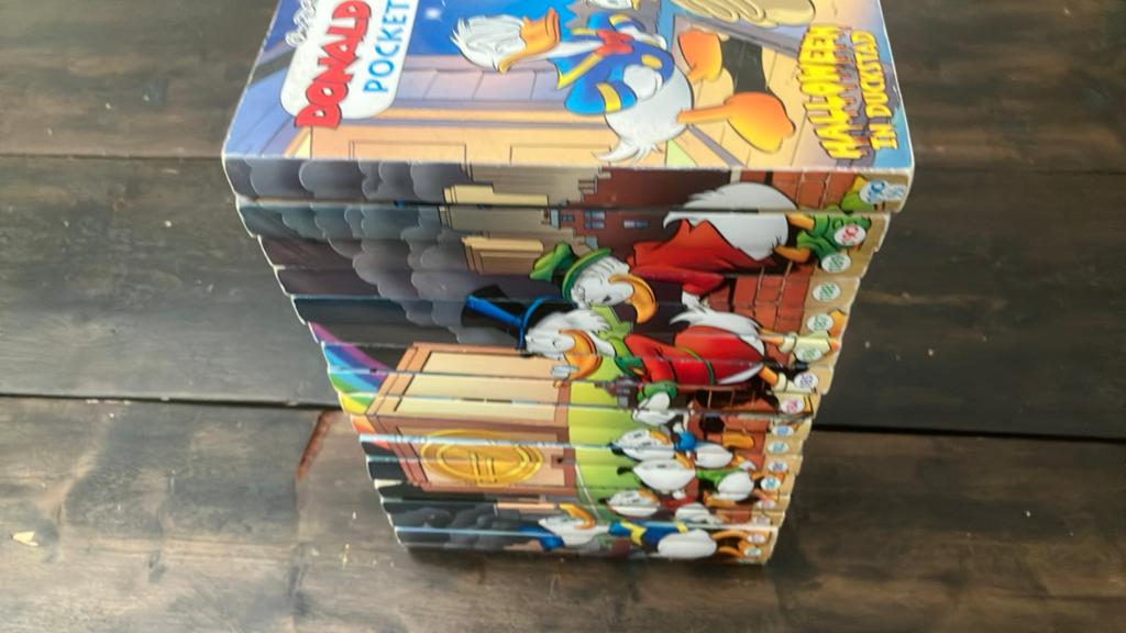 Donald Duck pockets complete rugtekening serie 175-190h, Boeken, Complete serie of reeks, Ophalen of Verzenden, Zo goed als nieuw