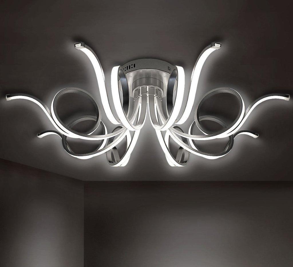 Kristallen Hanglamp Plafondlamp Kroonluchter Spiraal 240019., Ophalen of Verzenden, Nieuw, Glas