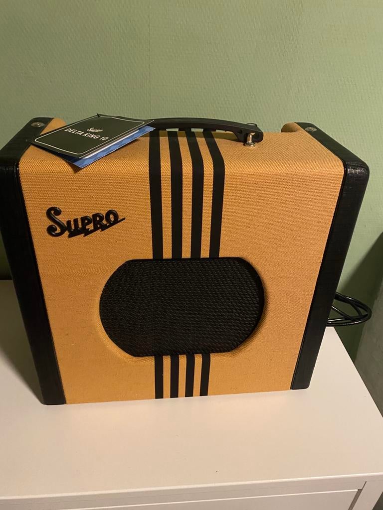 Supro Delta King 10, Muziek en Instrumenten, Versterkers | Bas en Gitaar, Ophalen, Zo goed als nieuw, Minder dan 50 watt