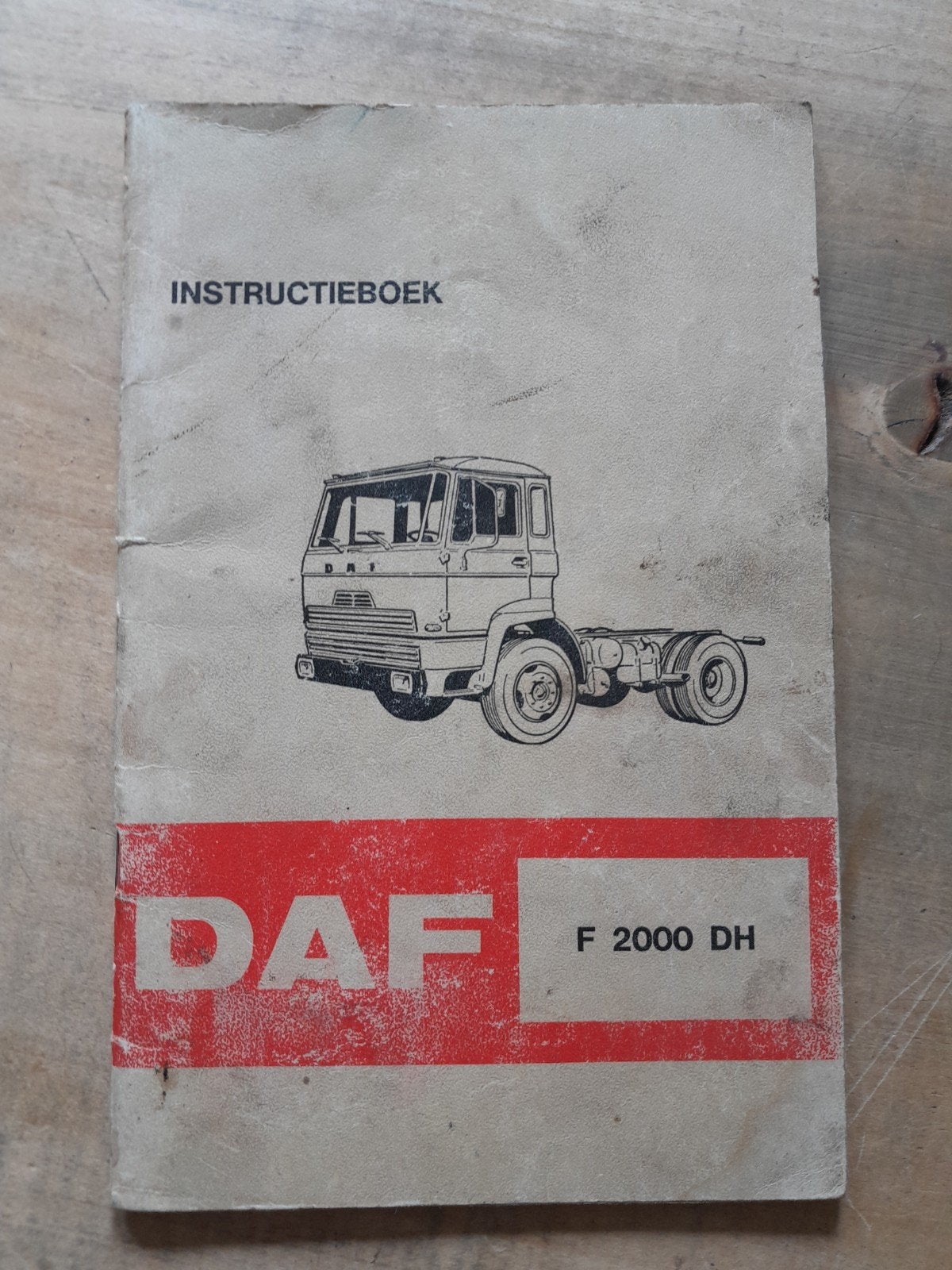 DAF F 2000 DH Instructieboek - Origineel, Ophalen of Verzenden