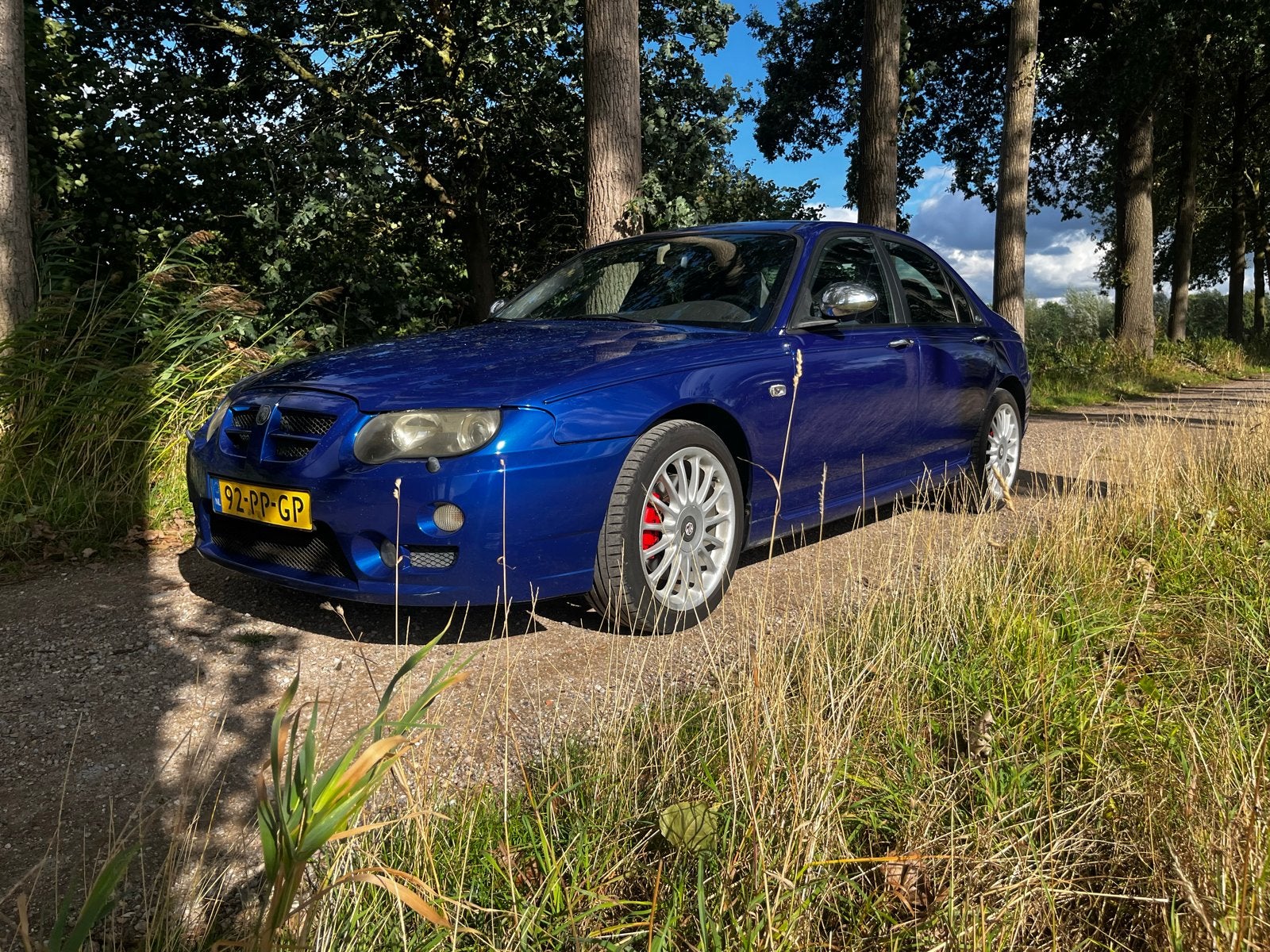 MG ZT 2.5 190 2004 Blauw, Auto's, Voorwielaandrijving, Blauw, ZT, Handgeschakeld