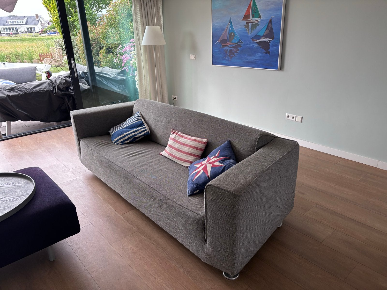 Design on stock drie zits “bloq”  bank, Driepersoons, 75 tot 100 cm, Ophalen of Verzenden, Zo goed als nieuw