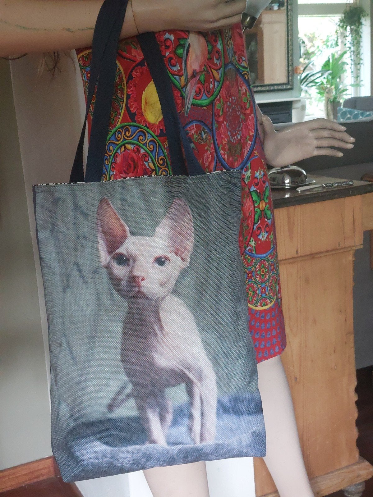 Nieuw: Sfinx/Sphynx/ naaktkat tas / shopper, Ophalen of Verzenden, Nieuw