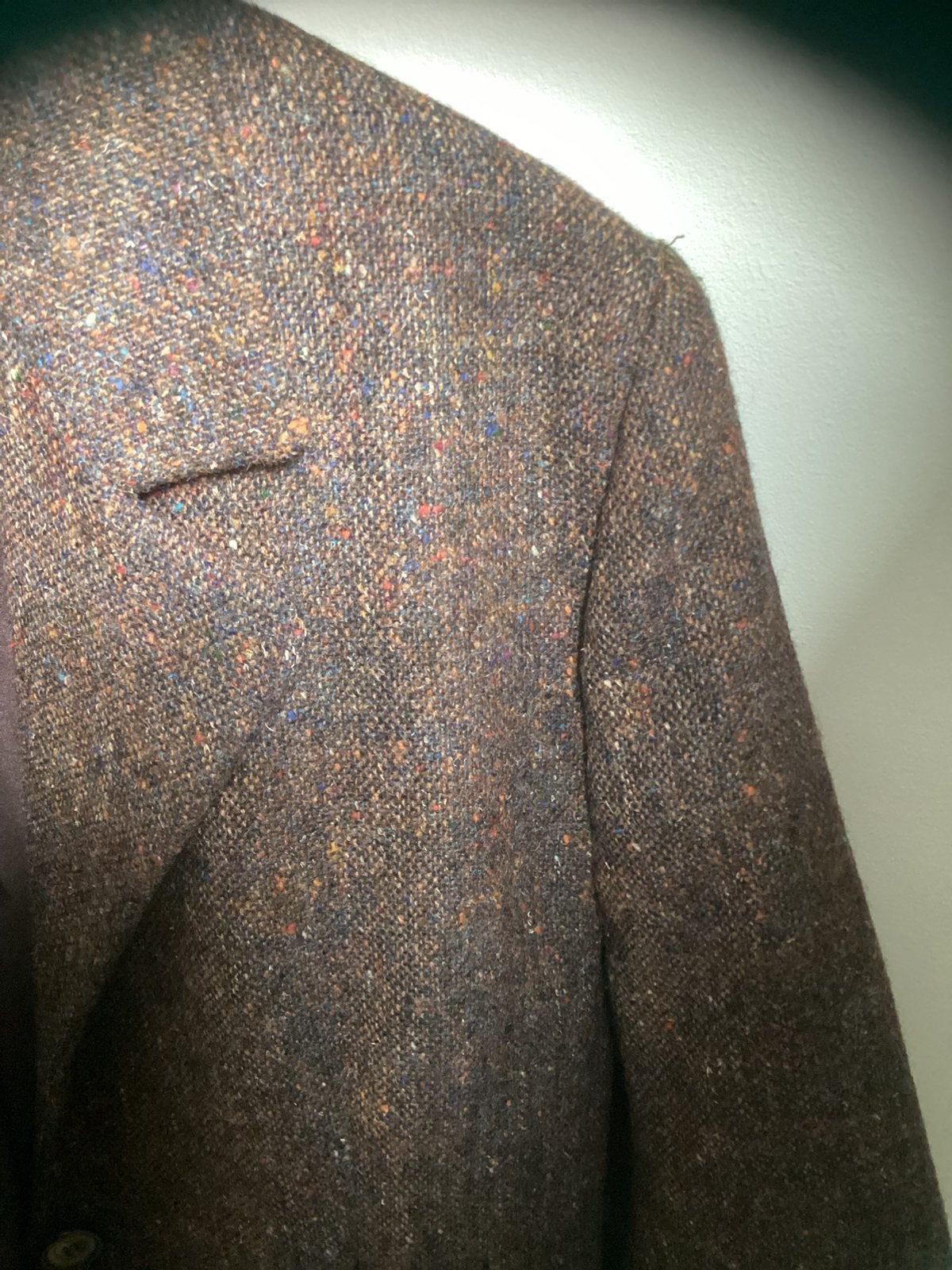 Wollen blazer, gevoerd, mt 40 knopen,, Ophalen of Verzenden, Zo goed als nieuw, Maat 38/40 (M)