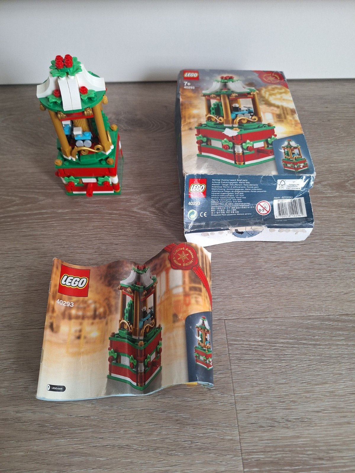 LEGO 40293 Christmas Carousel, Ophalen of Verzenden, Gebruikt, Complete set, Lego