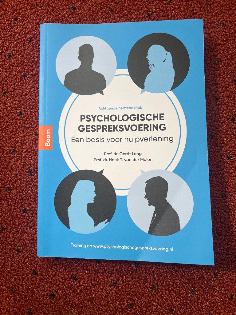 Psychologische Gespreksvoering 18e druk, Ophalen of Verzenden, Beta, Zo goed als nieuw, HBO
