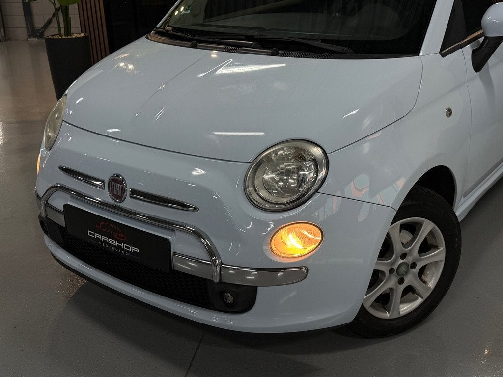 Fiat 500 1.4-16V sport 101PK AIRCO/ELECRAMEN/PDC/APK/6BAK, Euro 5, 101 pk, Zwart, 4 cilinders
