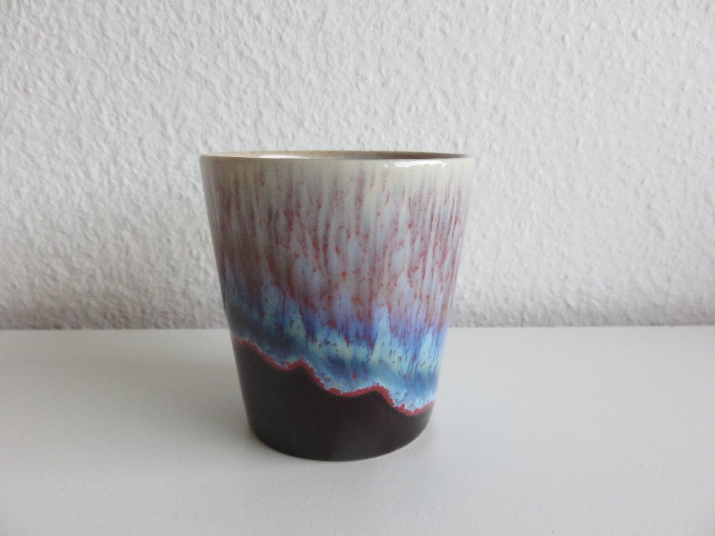HKliving mokje purple rain 70's koffiemok Yeti, Overige merken, Keramiek, Nieuw, Overige stijlen