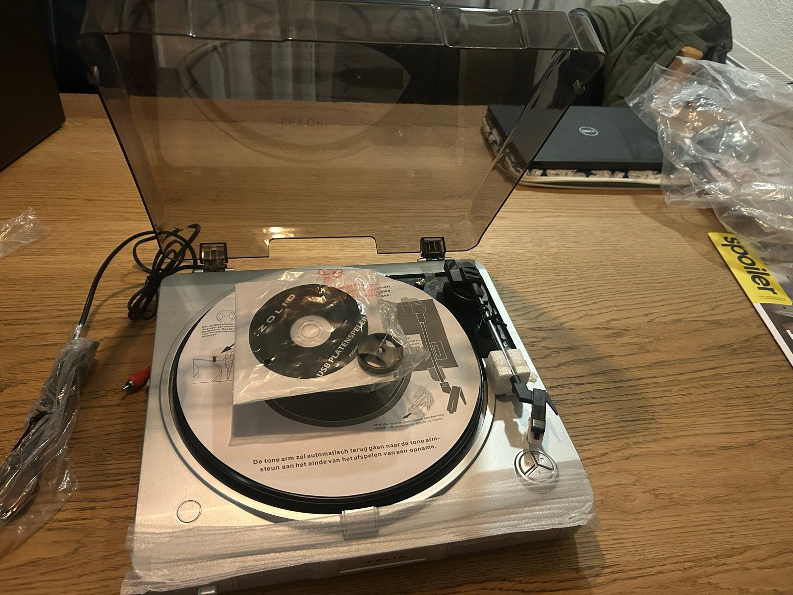 Zolid USB Platenspeler  nieuw, Overige merken, Nieuw, Ophalen of Verzenden, USB-aansluiting
