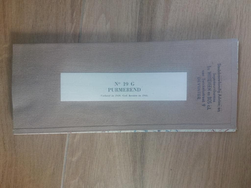 19G Purmerend Kwadijk ZO Beemster Exwijk Stafkaart uit 1950, Boeken, Topografische Dienst Nederland, Ophalen of Verzenden, 1800 tot 2000