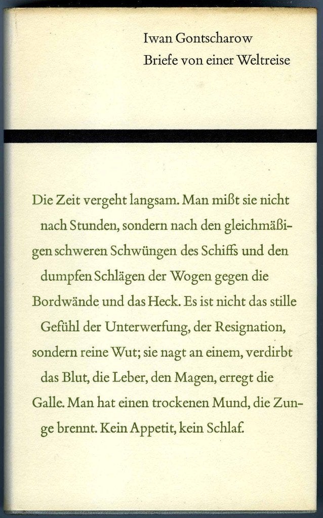 Briefe von einer Weltreise - Iwan Gontscharow, Ophalen of Verzenden, Zo goed als nieuw, Iwan Gontscharow, Europa overig