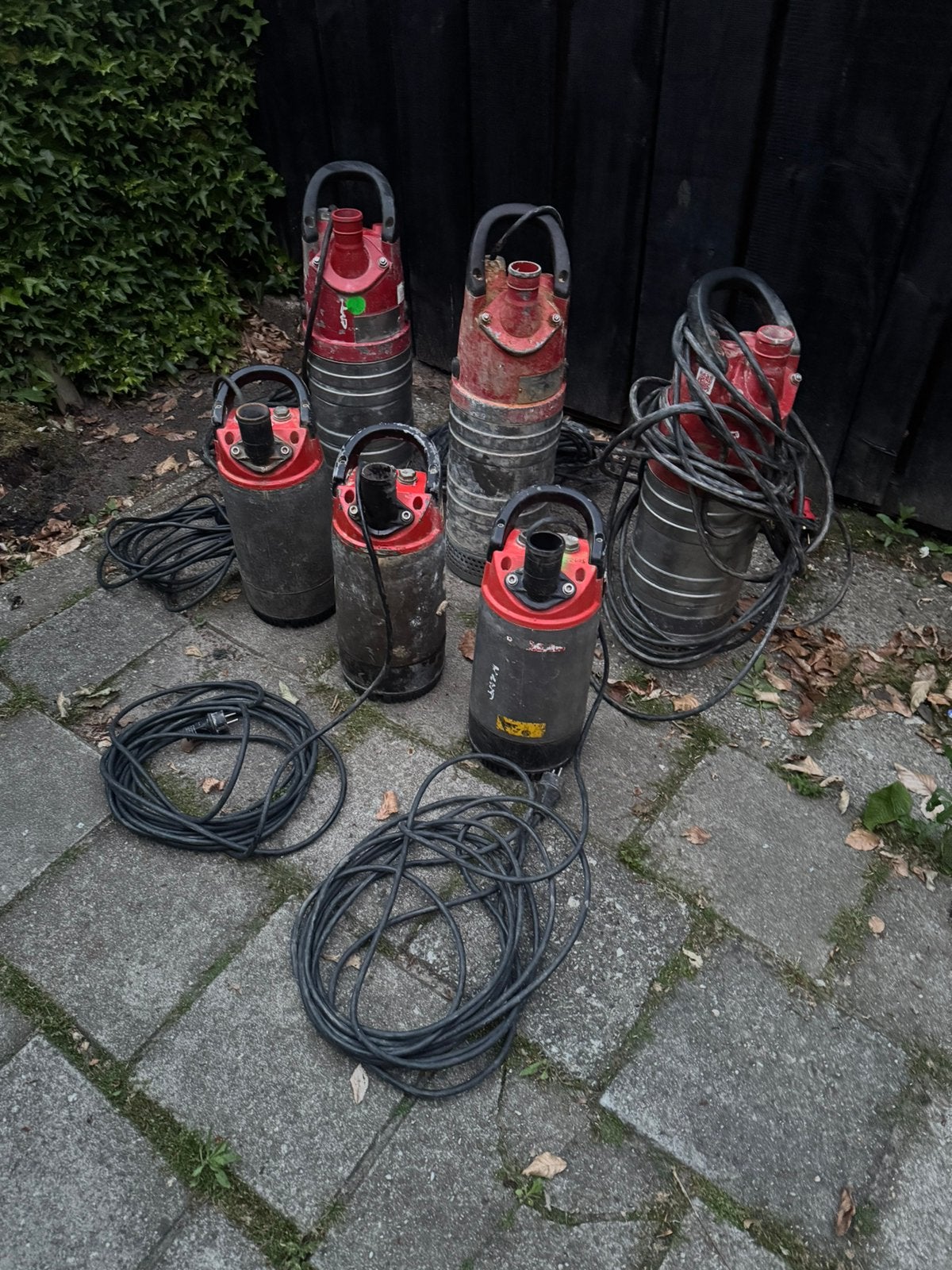 Partij Grindex vuilwater dompelpompen, drainagepompen, Ophalen, Zo goed als nieuw, Elektrisch, Dompelpomp
