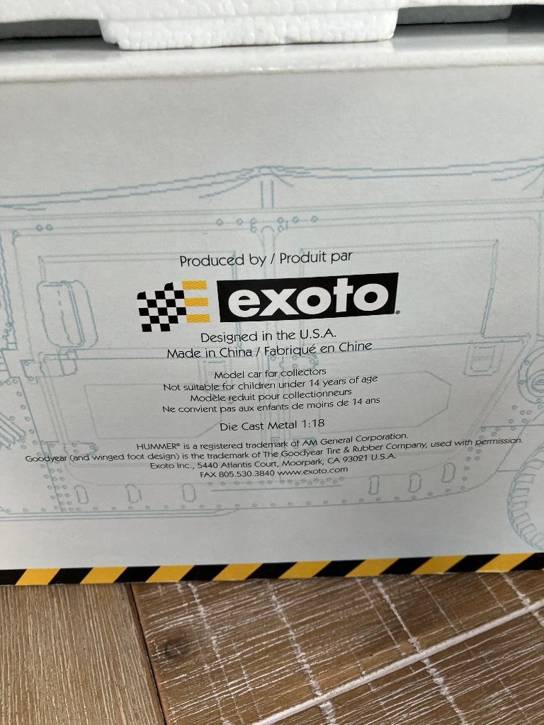 Exoto Thundertrac AM woodland/battle camoflage, Ophalen of Verzenden, Zo goed als nieuw, Overige typen, Overige merken