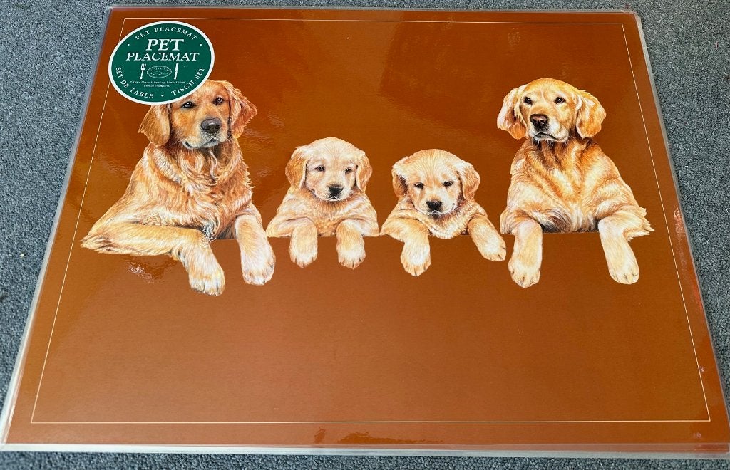 7x Placemat XL met Golden Retrievers 55x42cm, Overige typen, Overige merken, Nieuw, Ophalen of Verzenden