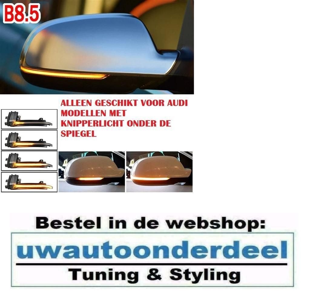 Dynamische Spiegel Led Knipperlichten Voor Audi A4 B8.5, Verzenden, Automotive Parts, A.parts@hotmail.nl, Trasmolenlaan 12 3447 GZ Woerden