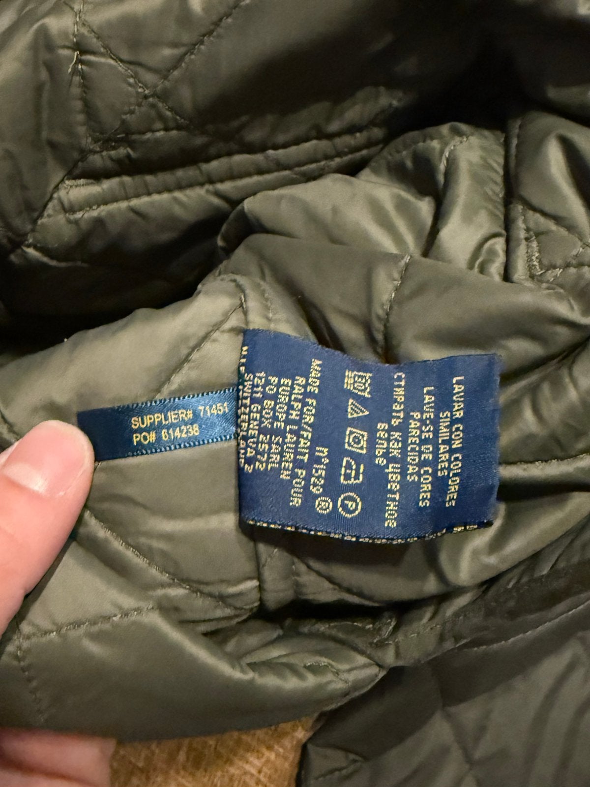 Ralph lauren jas, Ophalen, Zo goed als nieuw, Maat 48/50 (M), Groen