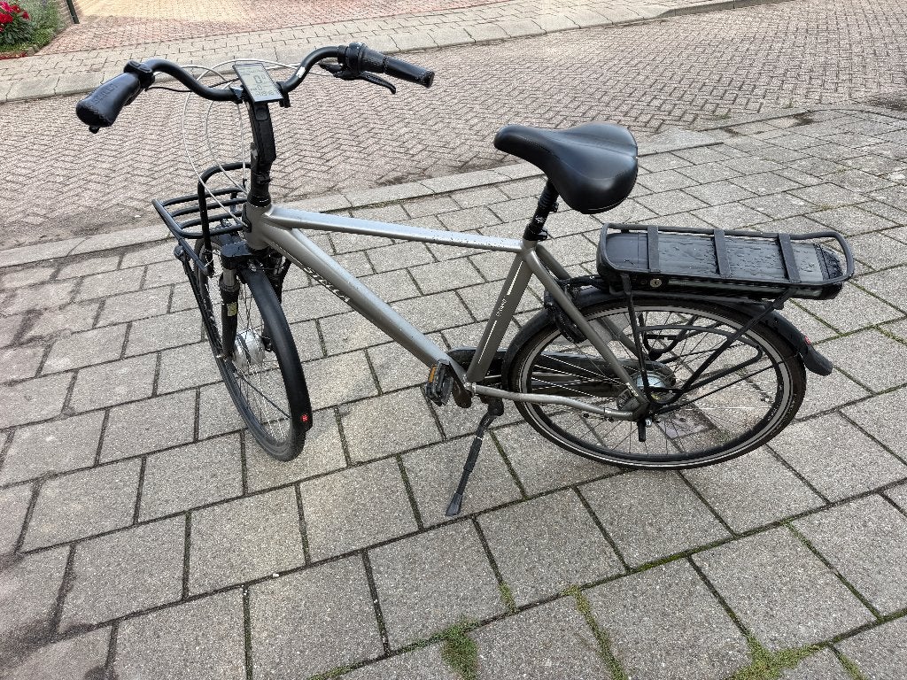 Herenfiets, Gebruikt, Versnellingen, Schijfrem, 65 cm of meer