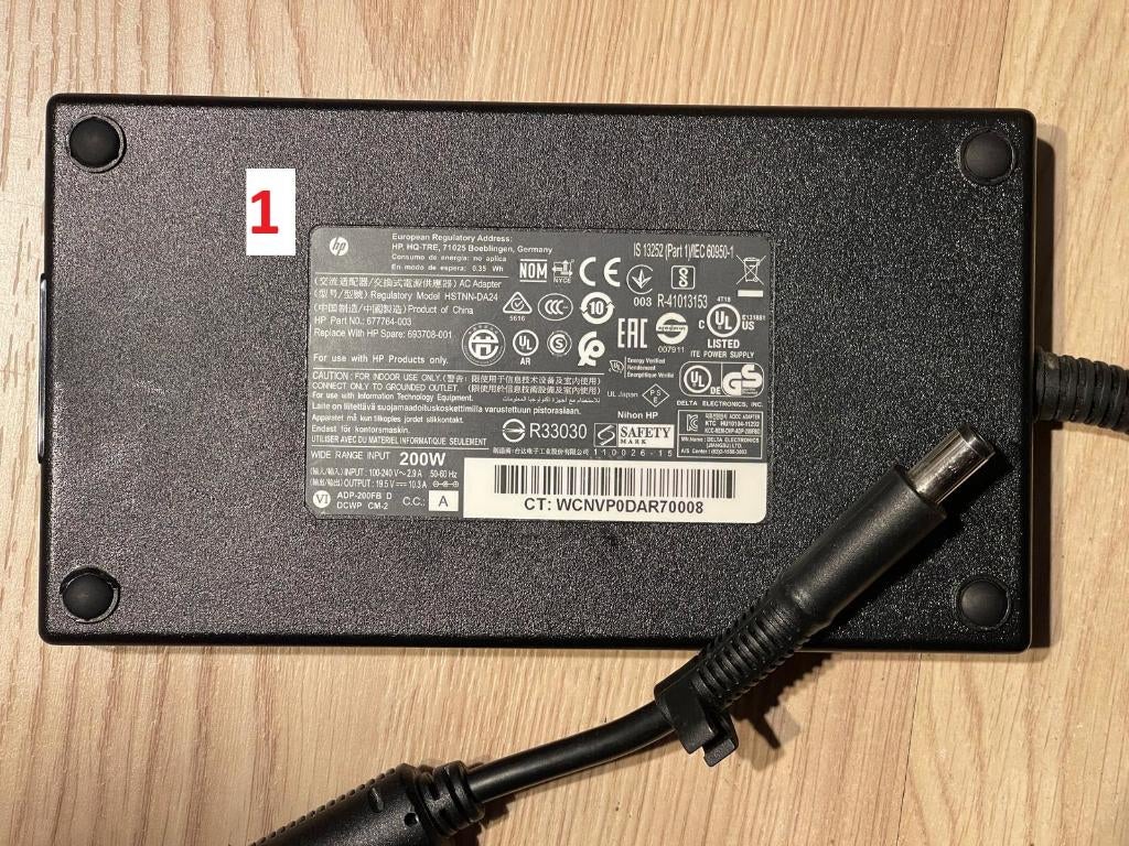 Laptop Adapters HP HSTNN-*135/200/230W, Ophalen, Gebruikt, HP