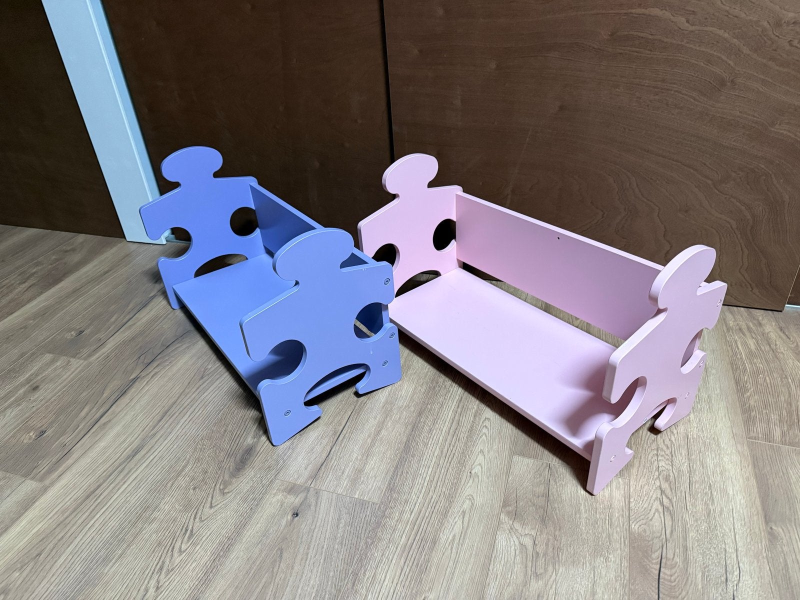Boekenrekje voor kinderboeken - stapelbaar (2 stuks), Huis en Inrichting, Minder dan 50 cm, Gebruikt, Ophalen of Verzenden, Minder dan 25 cm
