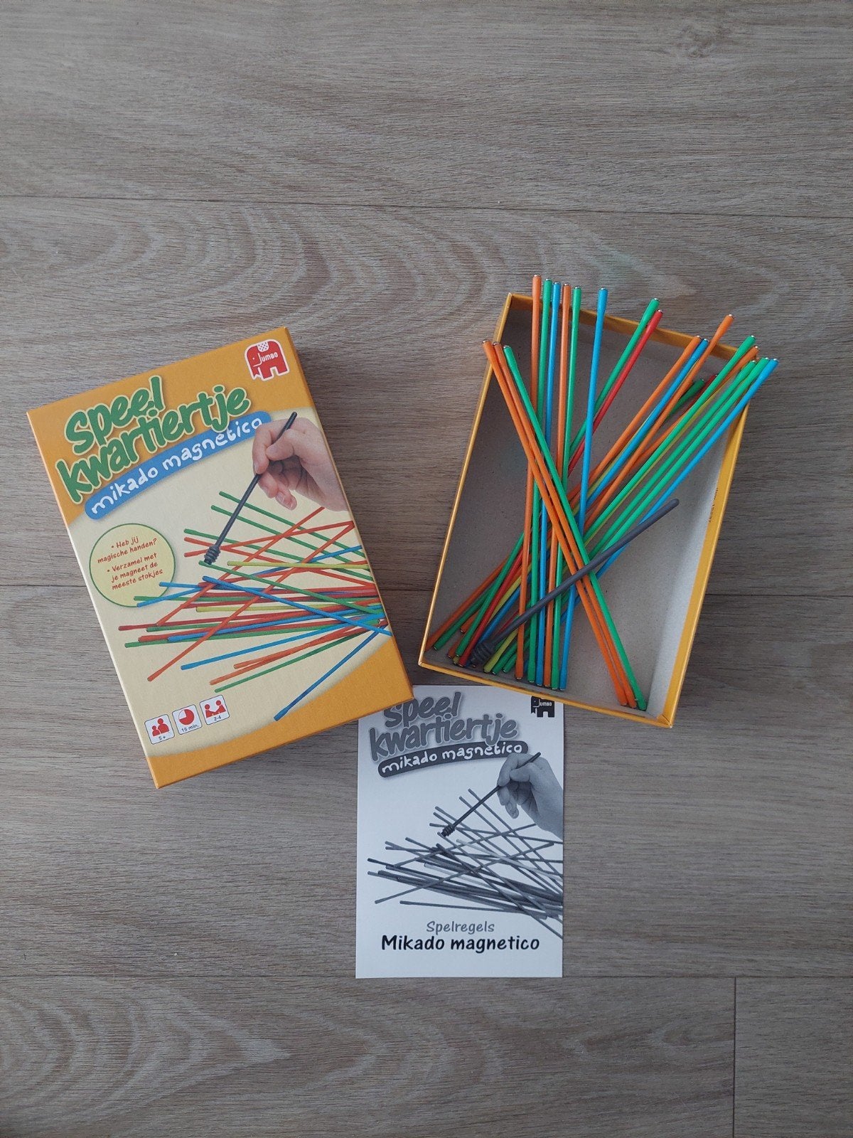 Speel kwartiertje Mikado Magnetico, Jumbo, Gebruikt, Ophalen of Verzenden, Een of twee spelers
