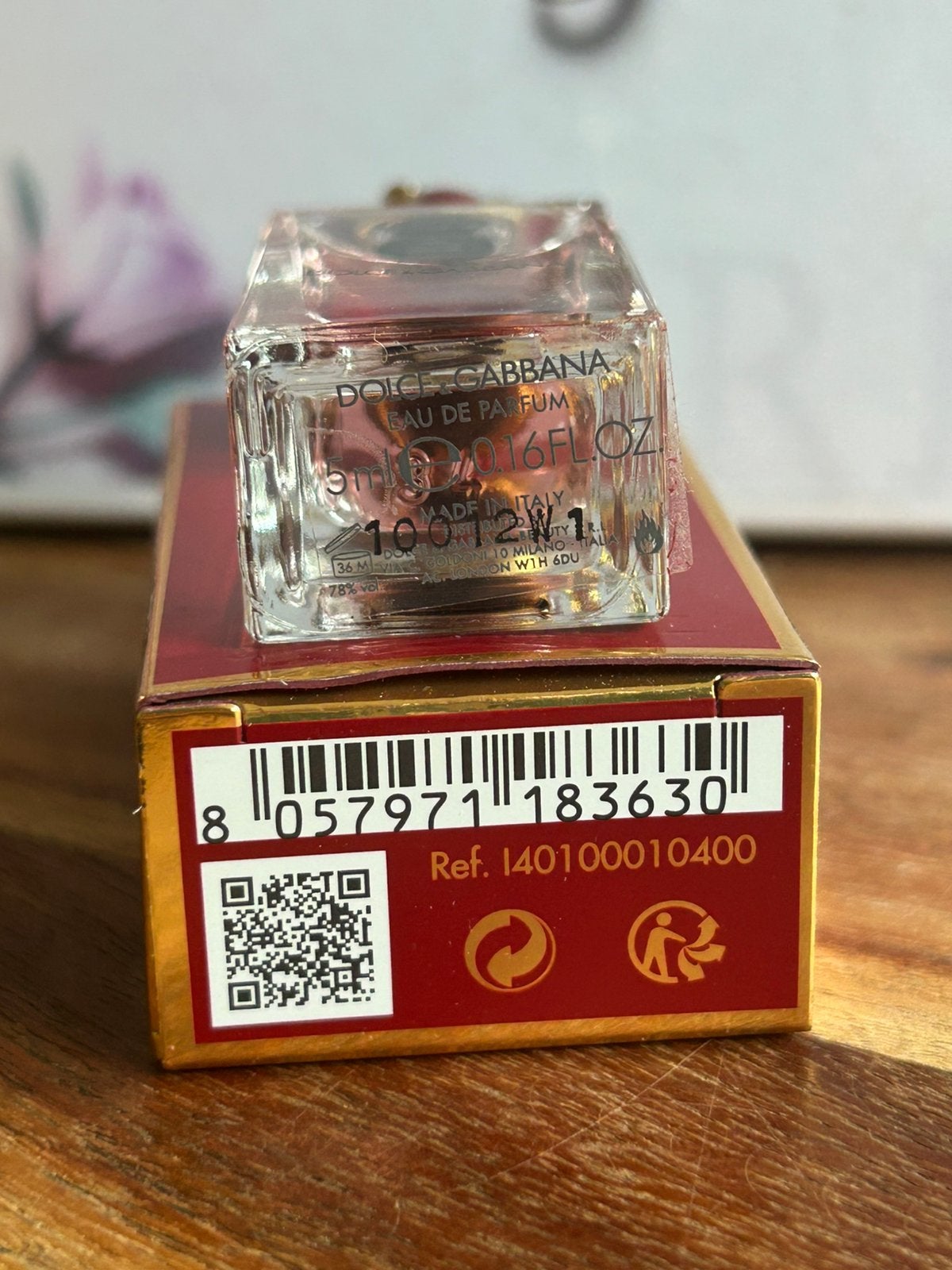 D&G - Queen miniatuur 5ml edp, Ophalen of Verzenden, Nieuw