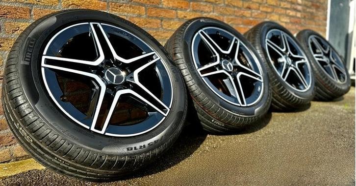 Originele Mercedes velgen Vito V-klasse Viano zomerbanden, Niet ingevuld, 18 inch, Banden en Velgen, Niet ingevuld