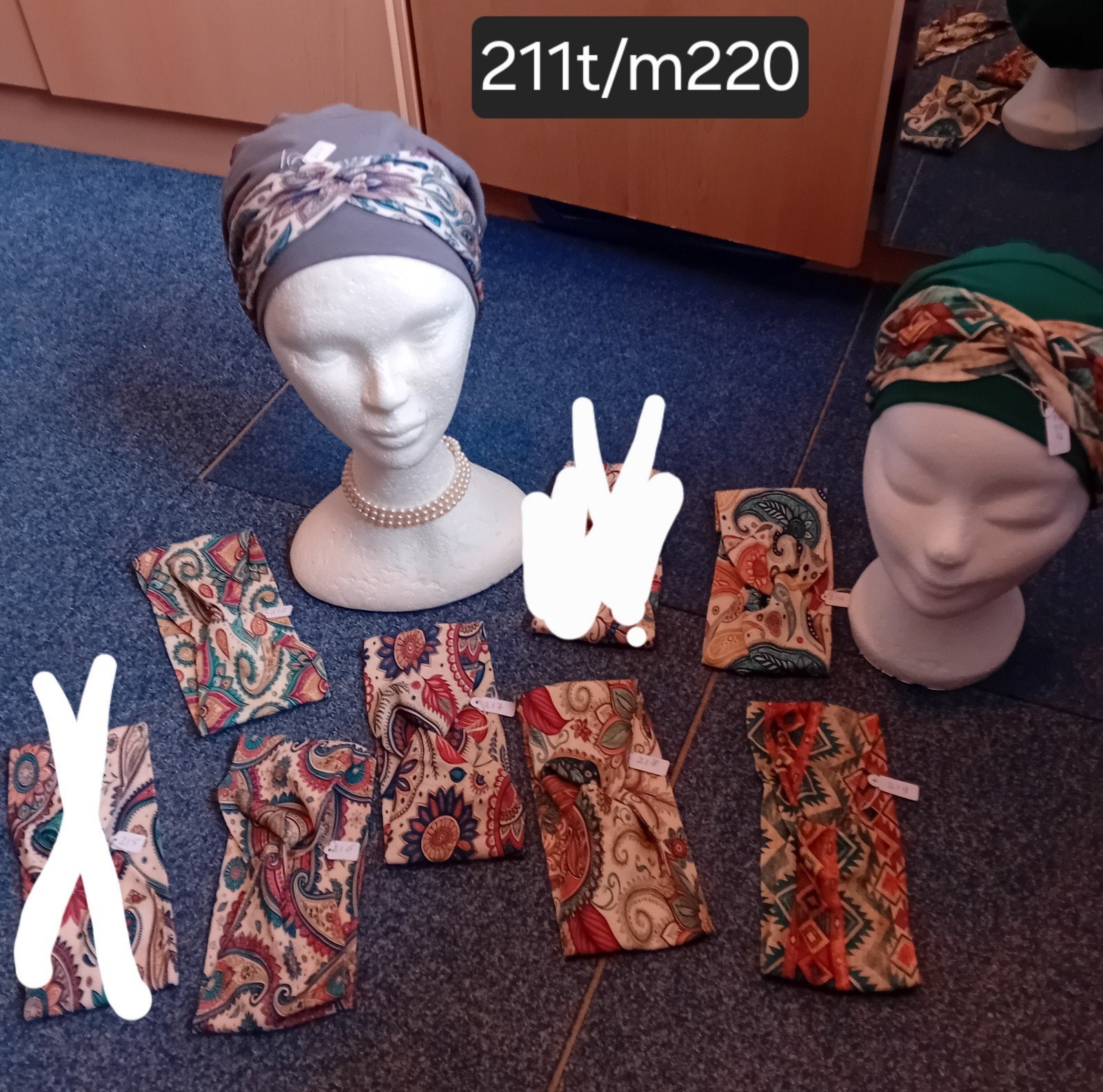 Haarbanden voor over chemo mutsje, Ophalen of Verzenden, Nieuw, Overige typen