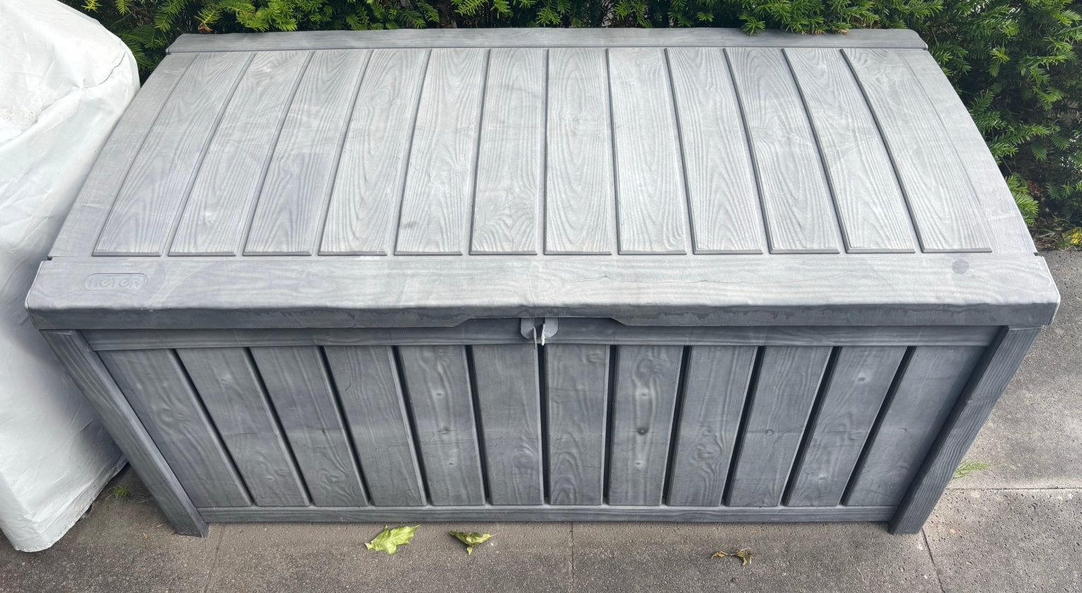 Waterdichte kunststof opbergkist, Tuin en Terras, Ophalen, Gebruikt, Kunststof, Overige typen