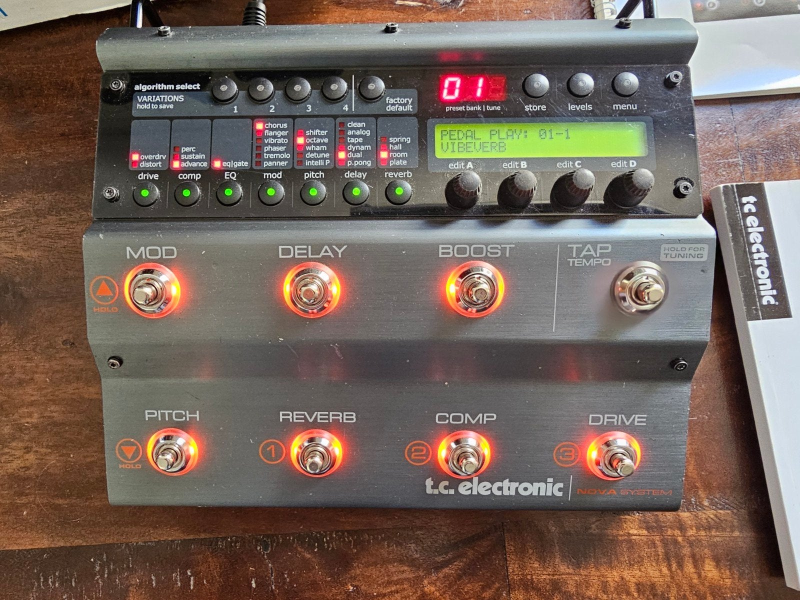 Nova System multi effect van TC Electronic, Ophalen of Verzenden, Zo goed als nieuw