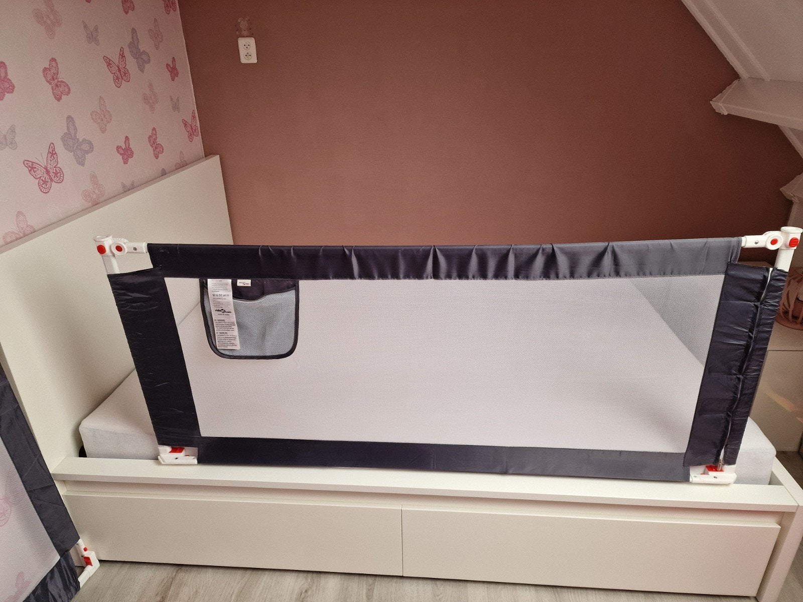 VidaXL bedhekje 160 cm grijs, Ophalen, Gebruikt, 160 tot 180 cm