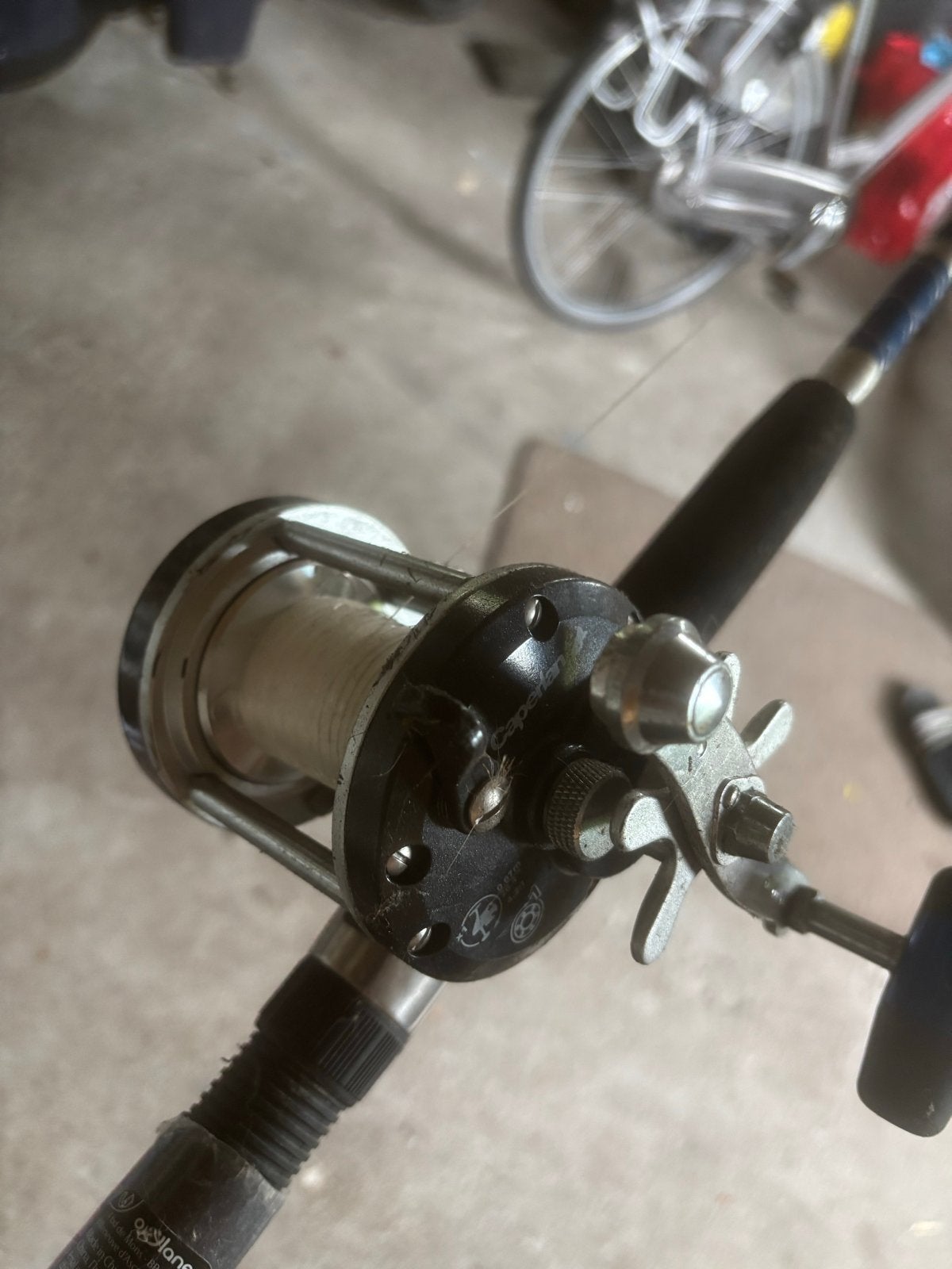 Caperlan Essential Game 20lbs reel., Ophalen of Verzenden, Gebruikt, Complete hengel