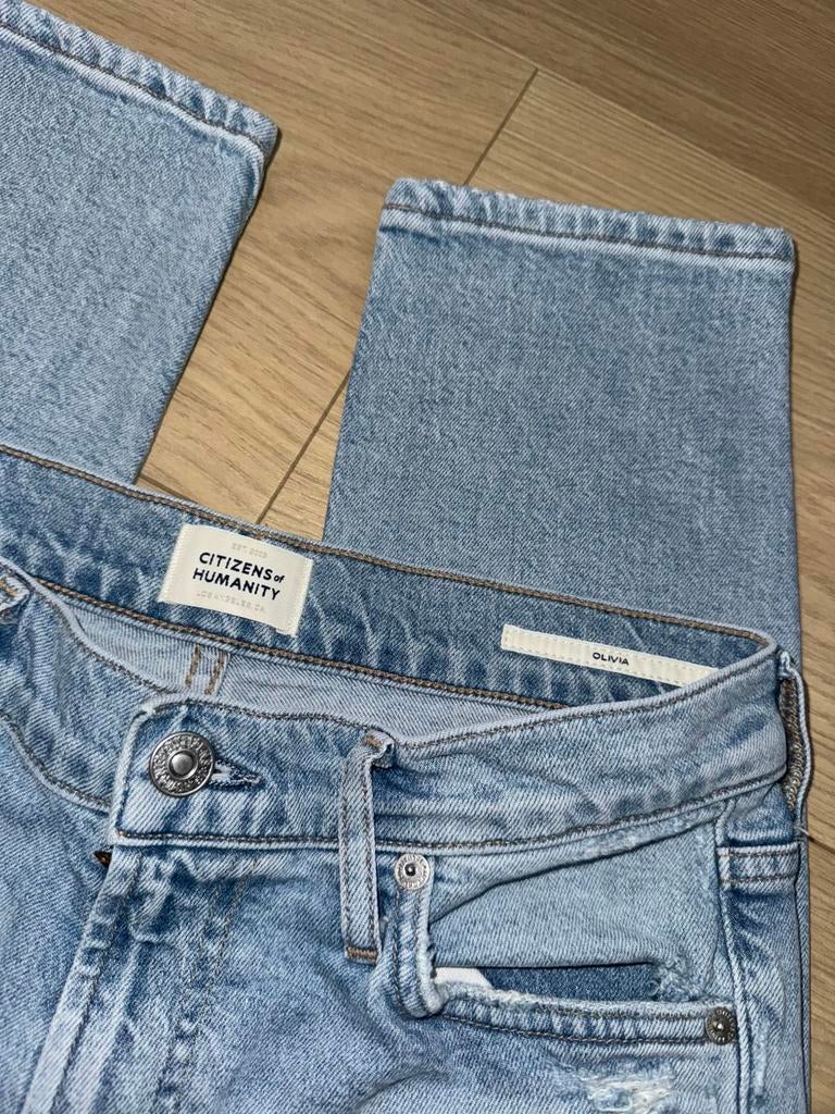 COH Citizens of Humanity jeans Olivia 27, Ophalen of Verzenden, Gedragen, Blauw, W27 (confectie 34) of kleiner