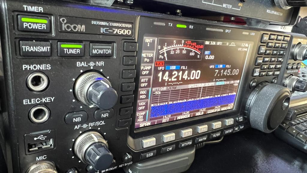 Icom IC-7600 HF/50MHz Transceiver (inruil mogelijk), Telecommunicatie, Zenders en Ontvangers, Ophalen of Verzenden, Zo goed als nieuw