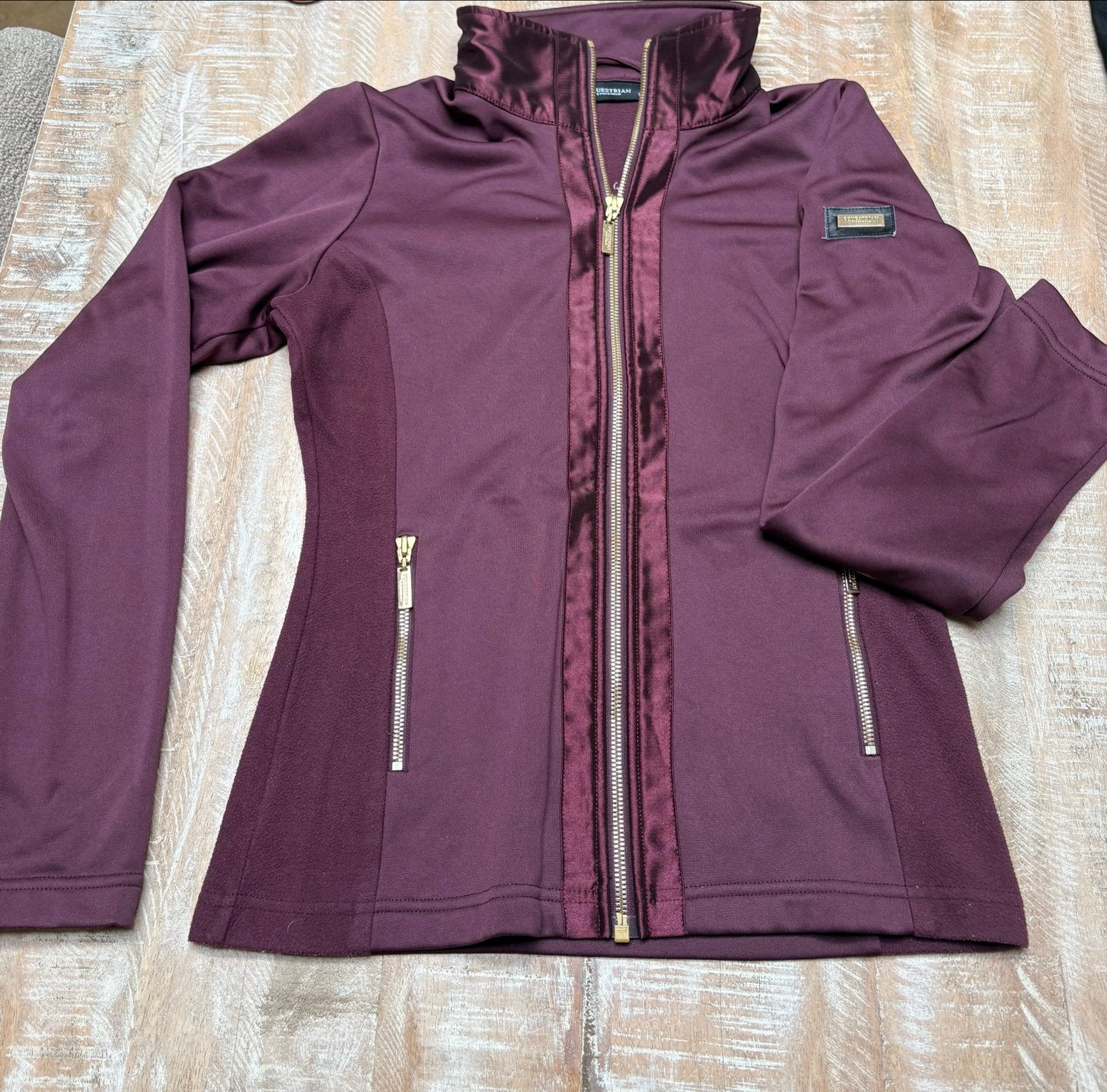 Equestrian Stockholm Crystal Merlot Gold S ZGAN, Ophalen of Verzenden, Zo goed als nieuw, Dressuur