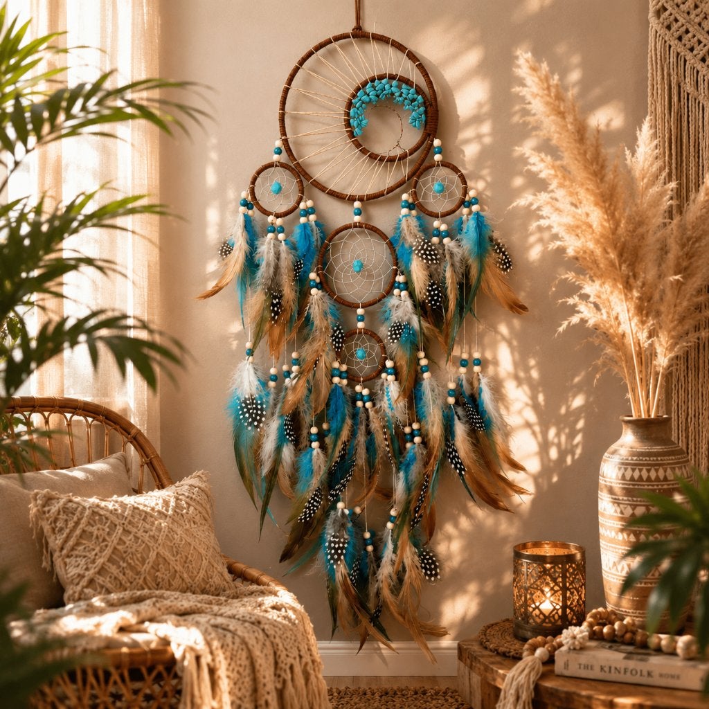 Bohemian Levensboom Wanddecoratie, Huis en Inrichting, Verzenden, 80 cm, Meerkleurig, Allround-store@hotmail.com