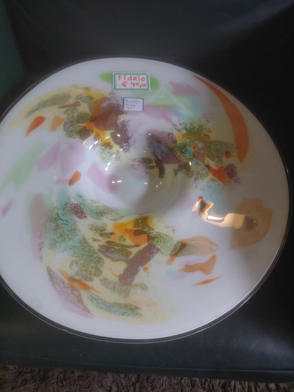 Fidrio Holland Glazen Schaal - Handgemaakt, Antiek en Kunst, Ophalen