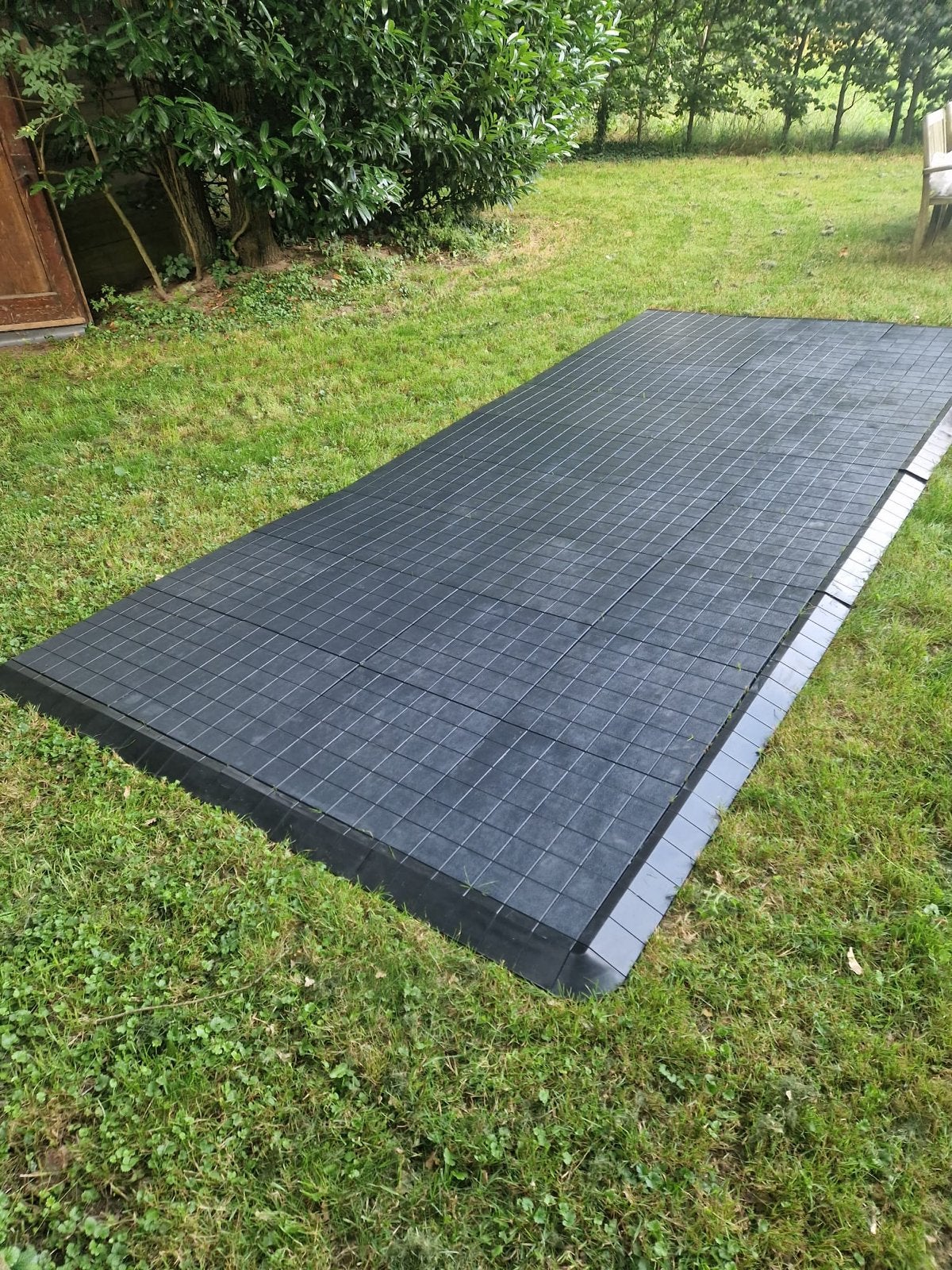 Isabella vloertegels (tent) met zijranden - 4.60m x 2.10m, Caravans en Kamperen, Ophalen, Gebruikt