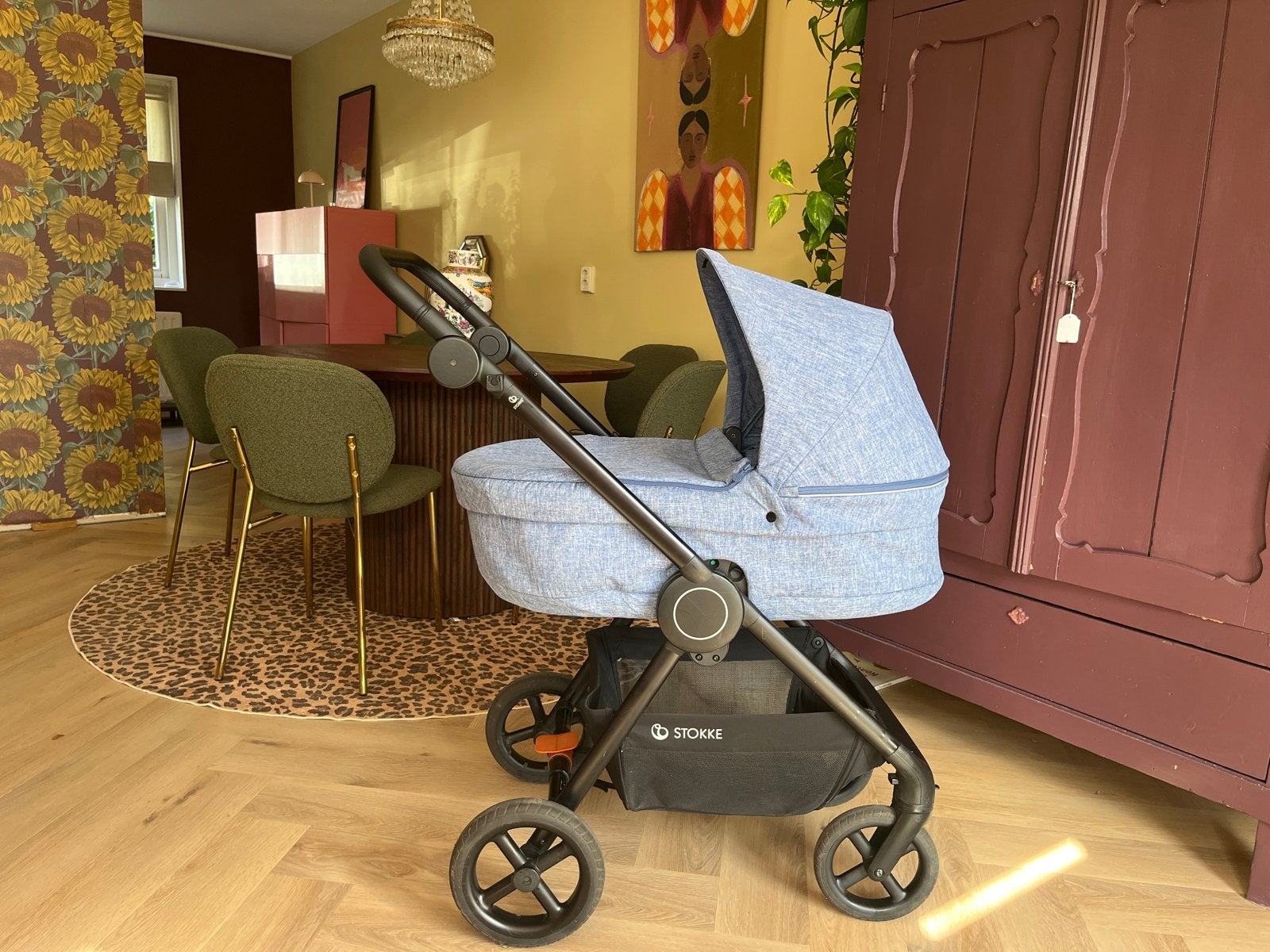 Stokke Beat kinderwagen, Kinderen en Baby's, Gebruikt, Met reiswieg, Ophalen, Kinderwagen