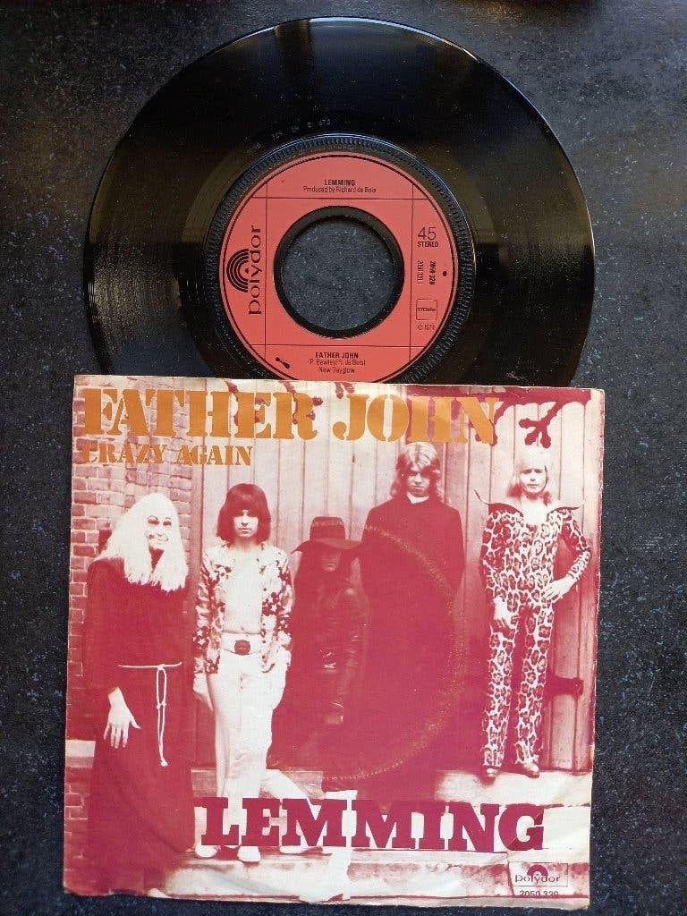 Lemming - Father John 1974, Cd's en Dvd's, Vinyl Singles, Gebruikt, 7 inch, Ophalen of Verzenden, Pop