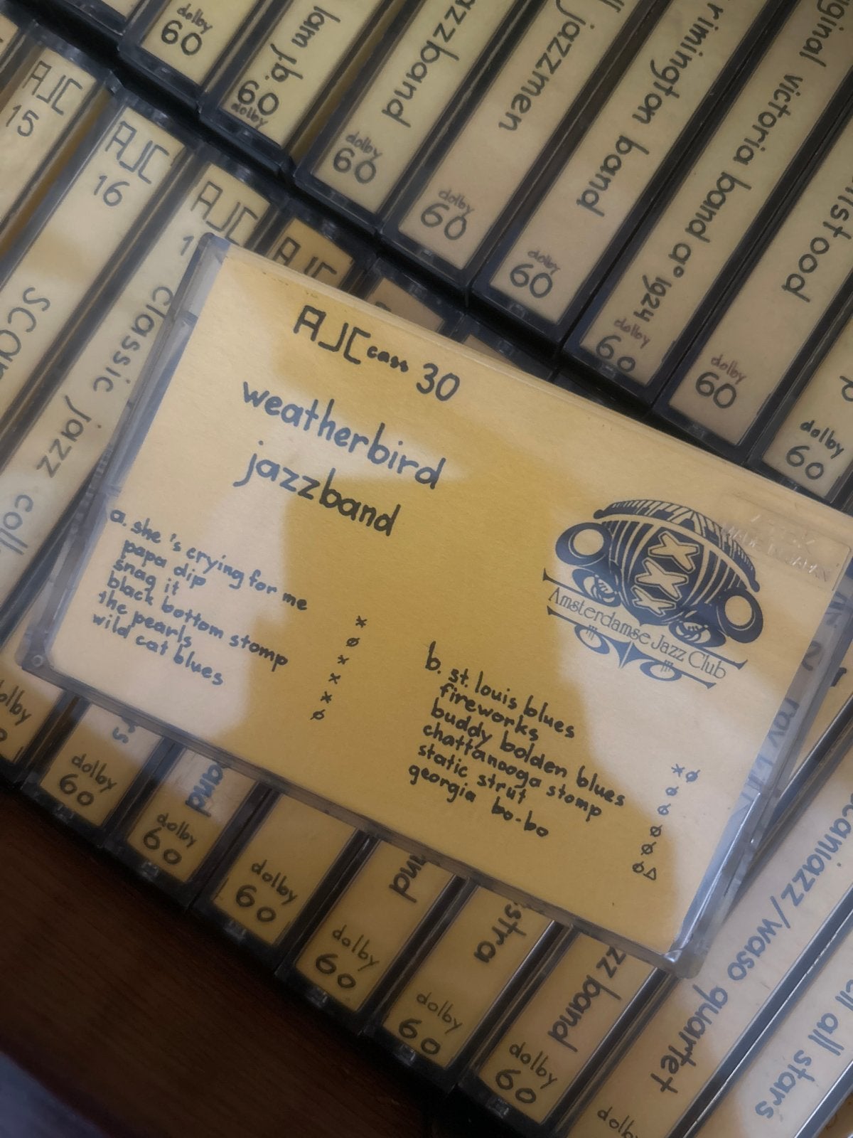 Unieke Cassettecollectie Amsterdamse Jazzclub (37 stuks), Cd's en Dvd's, Cassettebandjes, Zo goed als nieuw, Origineel, Jazz en Blues