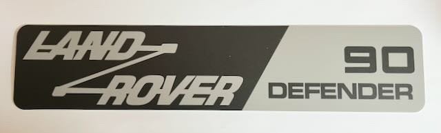 LANDROVER    90  retro kentekenplaat - reclamebord, Verzamelen, Ophalen of Verzenden, Zo goed als nieuw, Auto's