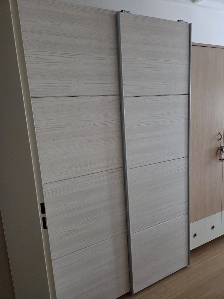 Kledingkast, Huis en Inrichting, Kasten | Kledingkasten, Ophalen, Met deur(en), Gebruikt, 100 tot 150 cm