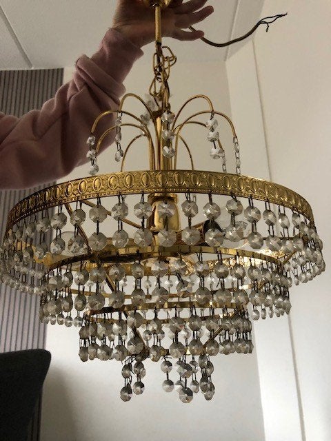Foto 5 van HANGLAMP KLEIN GOUDKLEURIG