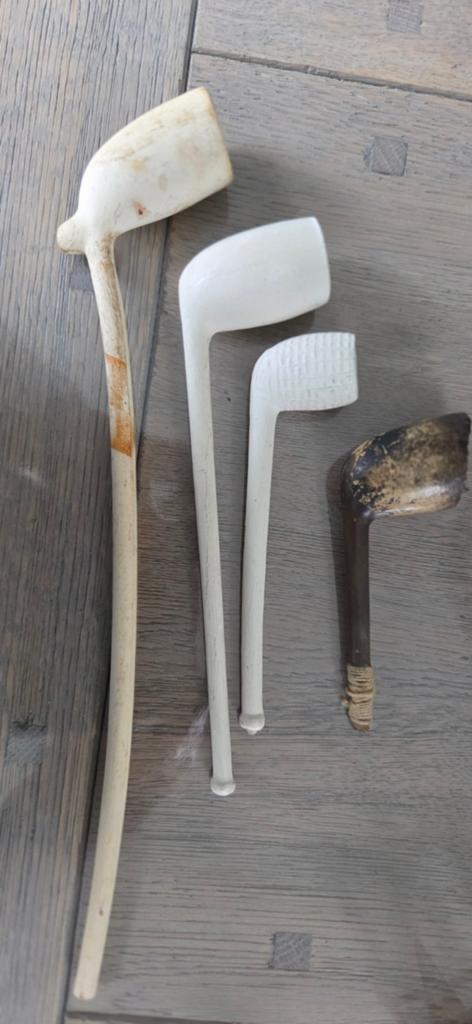 4 mooie oude goudse pijpen., Ophalen of Verzenden
