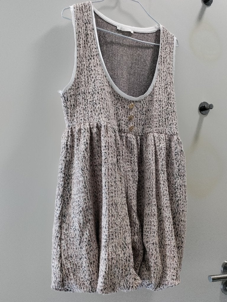 ZARA dress midi 3 bottons color gray-rose Size L, Ophalen of Verzenden, Zo goed als nieuw, Roze, Onder de knie