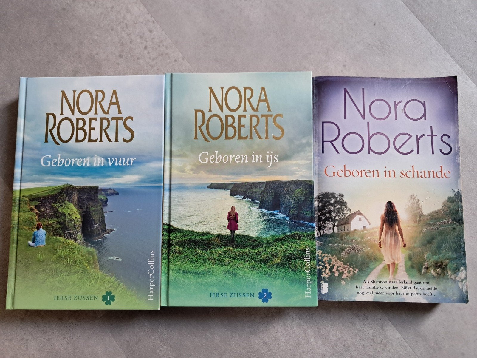 3X Nora Roberts. Ierse zussen, Ophalen of Verzenden, Gelezen, Nora Roberts