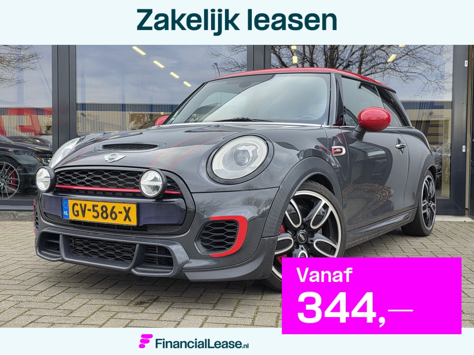 MINI Cooper Mini 2.0 John Works + CAMERA + HARMAN KARDON + A, 1998 cc, 4 cilinders, 4 stoelen, Alcantara